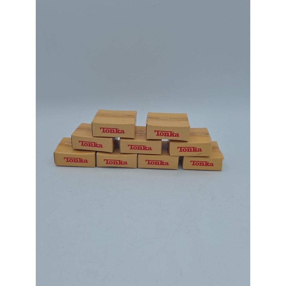 Vintage Y2K Tonka Mini Moving Promo ‎ Cardboard  Boxes LOT OF 9